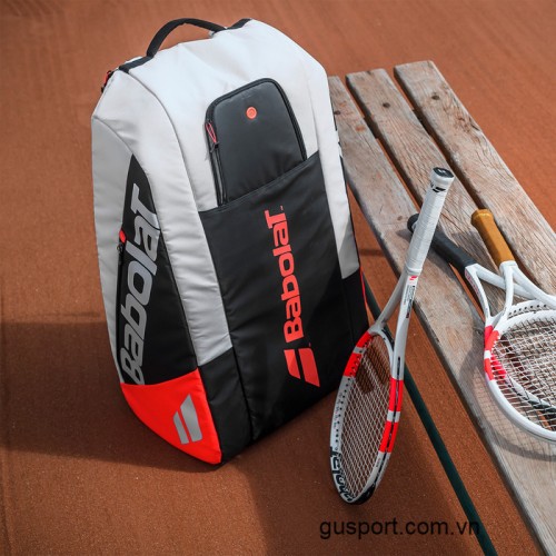 Túi Tennis Babolat Pure Strike X6 White/Red- 751226 3