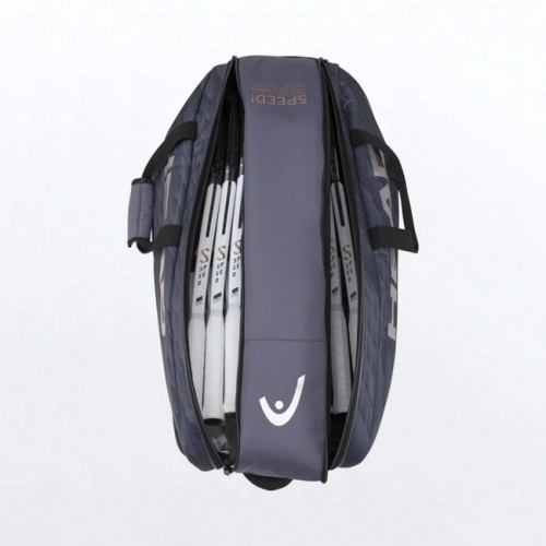 Túi Tennis Head Djokovic 9R Supercombi Anthrazite/Black -283252-ANBK 1