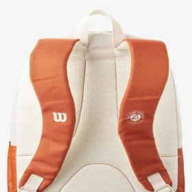 Balo Tennis Wilson Roland Garros TEAM Crema/Arcilla (WR8045501001) 1