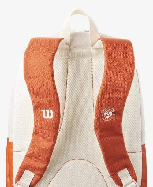 Balo Tennis Wilson Roland Garros TEAM Crema/Arcilla (WR8045501001) 1