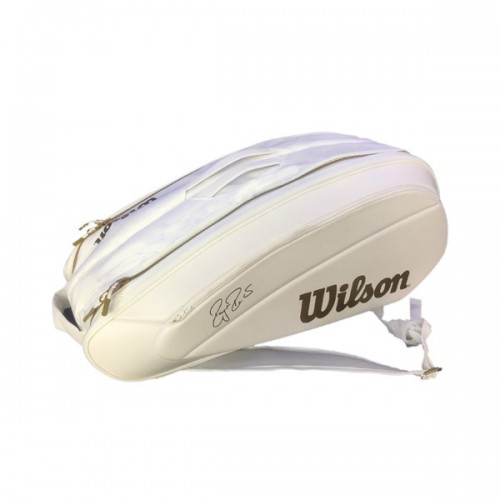 Túi tennis FEDERER DNA 12 PACK Wh/Go WR8004401001 0