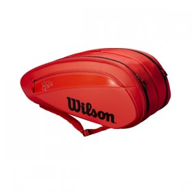 Túi tennis WILSON FEDERER DNA 12 PACK INFRARED WRZ830812 