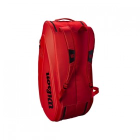 Túi tennis WILSON FEDERER DNA 12 PACK INFRARED WRZ830812  1