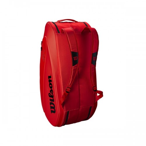 Túi tennis WILSON FEDERER DNA 12 PACK INFRARED WRZ830812  1