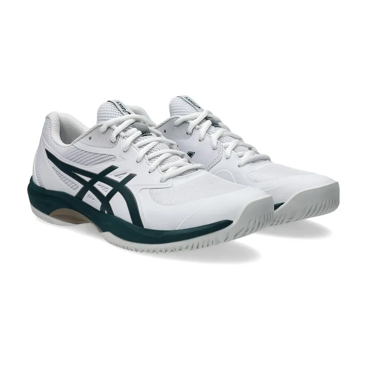 Giày Tennis Asics Game FF White/Saxon Green (1041A489-100)