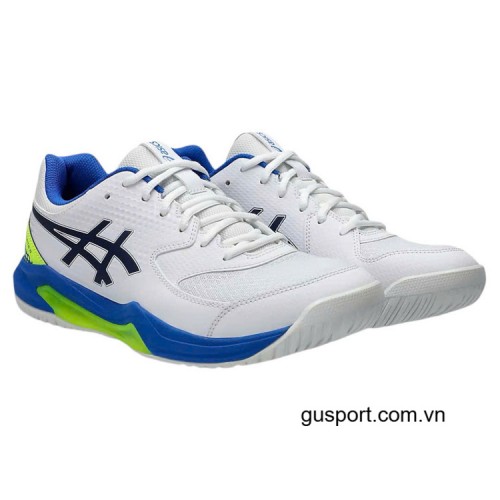 Giày Pickleball Asics Gel Dedicate 8 White/Black (1041A409-103) 0