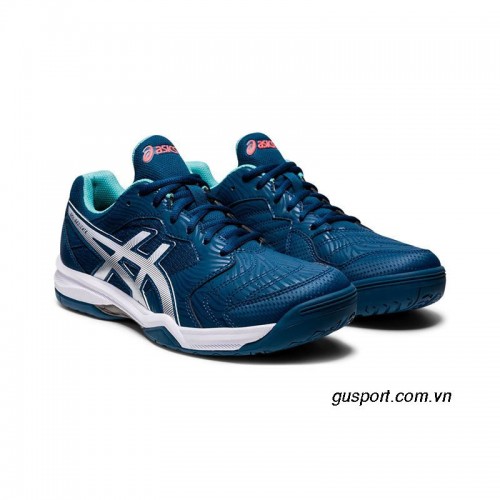 Giày Tennis Asics Gel Dedicate 6 (1041A074-404) -Blue_Silver 0