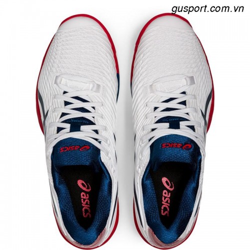 Giày Tennis Asics Solution Speed FF 2.0 (1041A182-101) White/ Mako Blue 4