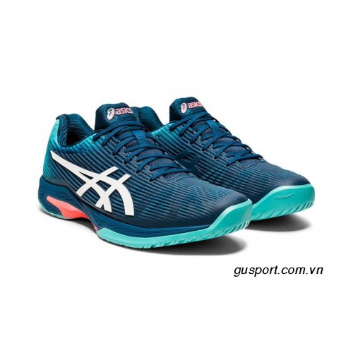 Giày Tennis Asics Solution Speed FF (1041A003-407)-Mako Blue /White 0