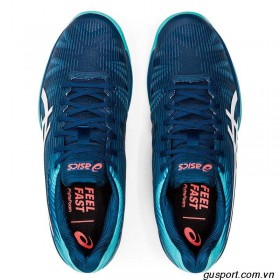 Giày Tennis Asics Solution Speed FF (1041A003-407)-Mako Blue /White 3