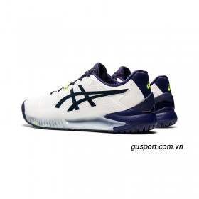 Giày tennis Asics Gel Resolution 8 (1041A079-102) White/Peacoat 1