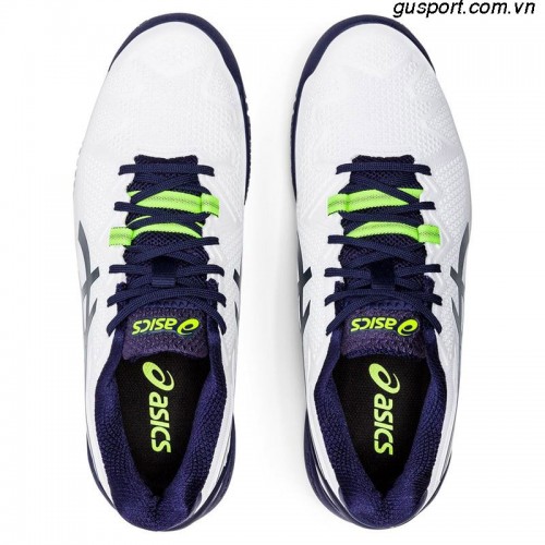 Giày tennis Asics Gel Resolution 8 (1041A079-102) White/Peacoat 5