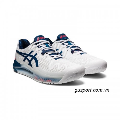 Giày tennis Asics Gel Resolution 8 (1041A079-103) Mako Blue/White 0