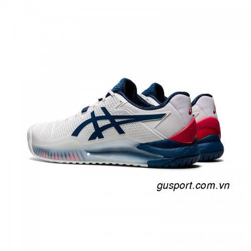 Giày tennis Asics Gel Resolution 8 (1041A079-103) Mako Blue/White 1
