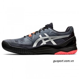 Giày tennis Asics Gel Resolution 8 (1041A146-010) Black/Sunrise Red 0