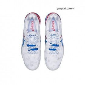 Giày Tennis Gel Resolution 8 Retro Tokyo - White/Electric Blue (1041A111-100) 3