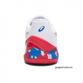 Giày Tennis Gel Resolution 8 Retro Tokyo - White/Electric Blue (1041A111-100) 4