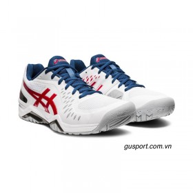 Giày Tennis Asics Challenger 12 (1041A045-117) -White/Classic Red 0