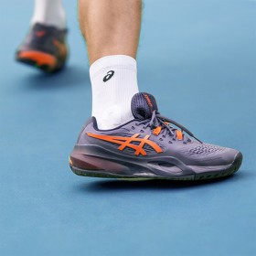 Giày Tennis Asics Gel Resolution X Greyish Purple/Nova Orange (1041A481-500) 5