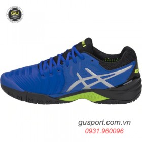 Giày Tennis Asics Gel Resolution 7 Blk/Bl/Ye (E701Y-407) 0
