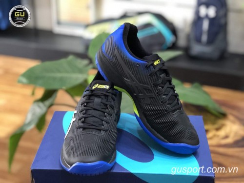 Giày tennis Asics Solution Speed FF Blk/Bl/Ye -1041A003-011 4