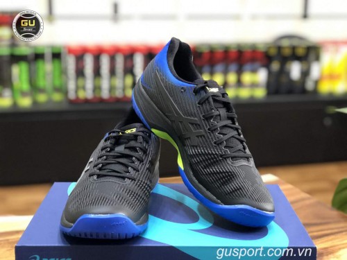 Giày tennis Asics Solution Speed FF Blk/Bl/Ye -1041A003-011 2