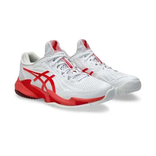 Giày Tennis Asics Court FF 3 NOVAK White/Electric Red (1041A522-966) 0