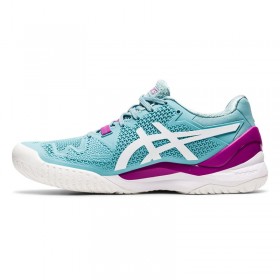 Giày tennis Asics Gel Resolution 8 Womens (1042A072-403) Smoke Blue/White 0