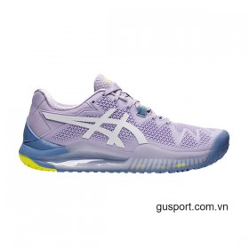 Giày Tennis Nữ Asics Gel Resolution 8 Murasaki/White (1042A072-501) 0