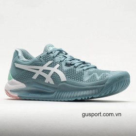 Giày Tennis Nữ Asics Gel Resolution 8 Smoke Blue/White (1042A072.408) 0