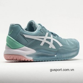 Giày Tennis Nữ Asics Gel Resolution 8 Smoke Blue/White (1042A072.408) 3