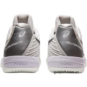 Giày Tennis Asics Nữ Solution Speed FF 2.0 (1042A136-100)-White/Black 3