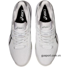 Giày Tennis Asics Nữ Solution Speed FF 2.0 (1042A136-100)-White/Black 4