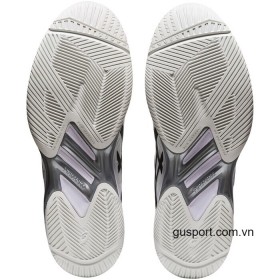 Giày Tennis Asics Nữ Solution Speed FF 2.0 (1042A136-100)-White/Black 5