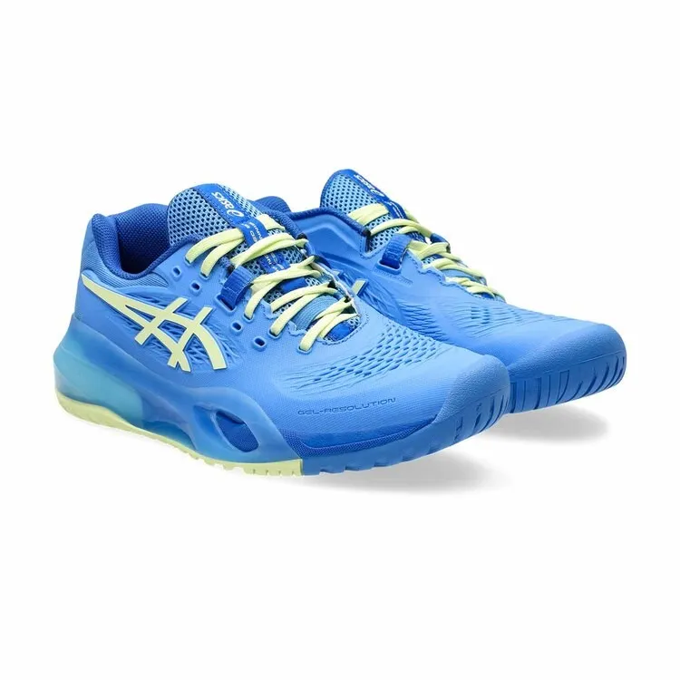 Giày Tennis Nữ Asics Gel Resolution X Blue/Huddle Yellow (1042A279-400)