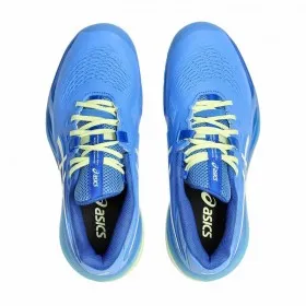 Giày Tennis Nữ Asics Gel Resolution X Blue/Huddle Yellow (1042A279-400) 4