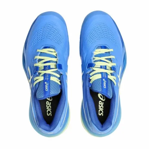 Giày Tennis Nữ Asics Gel Resolution X Blue/Huddle Yellow (1042A279-400) 4
