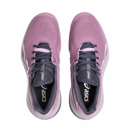 Giày Tennis Nữ Asics Gel Resolution X Ube/White (1042A279-500) 4