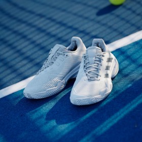Giày Tennis Nữ Adidas BARRICADE 13 White/Grey- IF0407 4