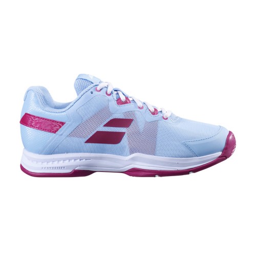 Giày Tennis Nữ Babolat SFX3 ALL COURT Clearwater/Cherry (31S22530-4098) 0