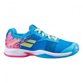 Giày Tennis Trẻ Em  BABOLAT JET ALL COURT (33S20648-4066)- Turquoise/Pink