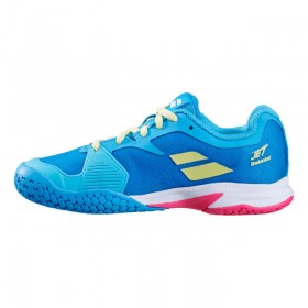 Giày Tennis Trẻ Em  BABOLAT JET ALL COURT (33S20648-4066)- Turquoise/Pink 0