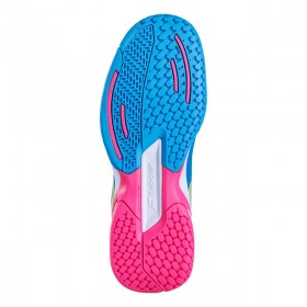 Giày Tennis Trẻ Em  BABOLAT JET ALL COURT (33S20648-4066)- Turquoise/Pink 1