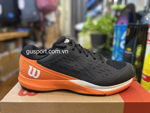 Giày Tennis Wilson Rush Pro Ace Black/Orange/White- WRS330790 8