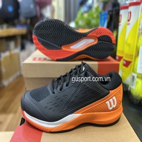 Giày Tennis Wilson Rush Pro Ace Black/Orange/White- WRS330790 12