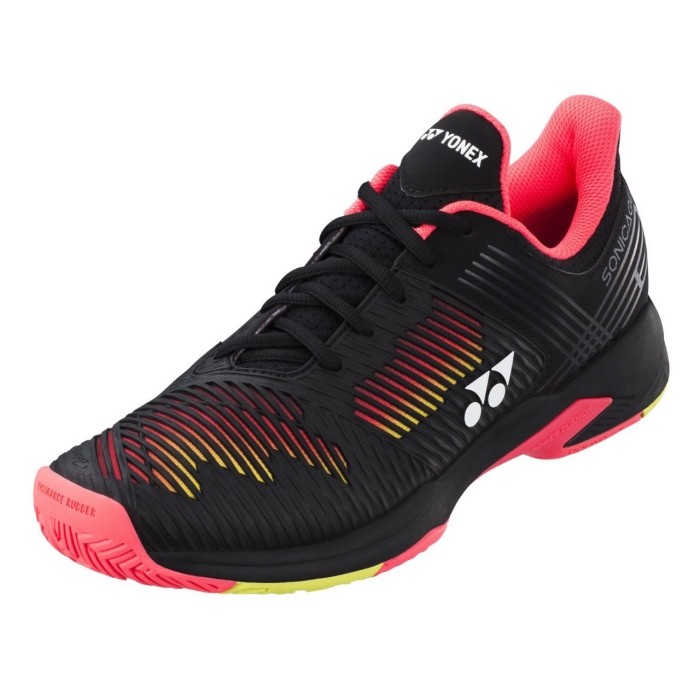 Giày Tennis Power Cushion Sonicage 2 Black/Yellow (SHTS2-BLYE)