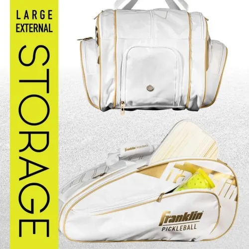 Túi Pickleball Franklin Pro Series- White/Gold 2