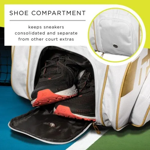 Túi Pickleball Franklin Pro Series- White/Gold 3