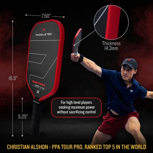 Vợt Pickleball Paddletek Bantam TKO-C 14.3mm 6