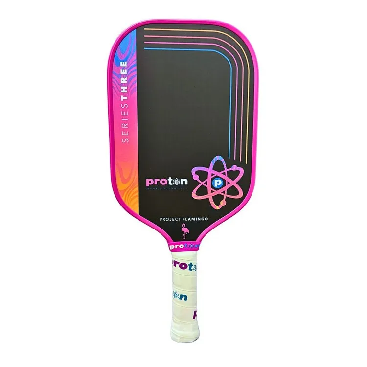 Vợt Pickleball Proton Series Three Pink/White 15mm (227GR)